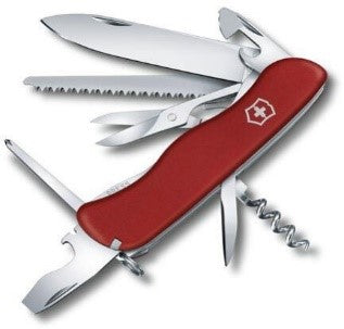 NAVAJA TIPO OUTRIDER, 111 MM, ROJO 14 FUNCIONES