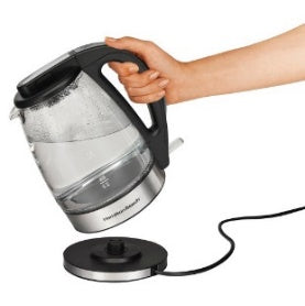 TETERA DE VIDRIO HAMILTON BEACH  1.7 LITROS