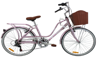 BICICLETA LOVING C/PORTAB/SALPIC R24