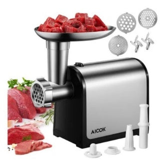 MOLINO DE CARNE ELECTRICO 3 EN 1  120V AICOK
